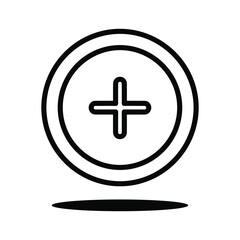 Full contact profile user interface element with personal information fields and icons, isolated on white