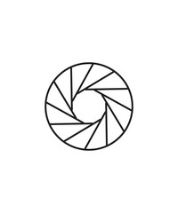 camera lens icon, vector best line icon.