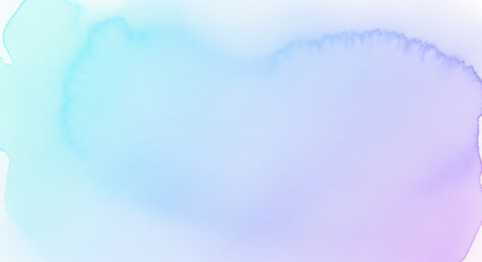 Soft Watercolor Background in Pastel Blue and Purple Gradient Abstract Texture