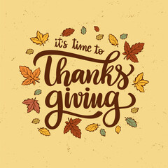 Thanksgiving Day Vector Template with Festive Gifts and Holiday Post Illustration | Happy Thanksgiving Celebration Art for Greetings, Seasonal Wishes, Creative Designs, Autumn Elements, and Gratitude 