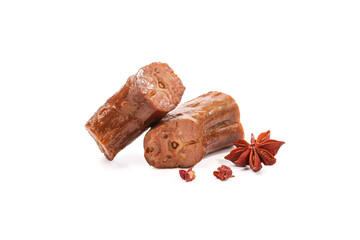 Marinated Duck Neck Slices with Soy Sauce and Star Anise Chinese Cuisine Delicacy