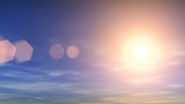 Seamless Day to Night Timelapse with Sun Moon and Stars - Loop - 4K