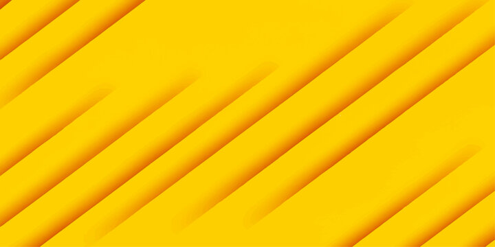 Bright golden yellow fabric texture and striped silk wave abstraction backdrop design