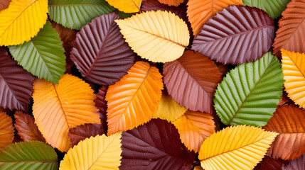 Autumn leaves evoke a feeling of both sadness and beauty, representing continuous cycle of life, development,