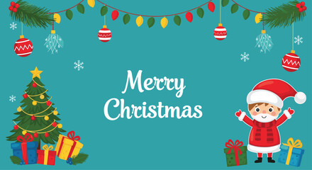 Celebrate a Merry Christmas with festive ornaments, gifts and a friendly Santa ready to spread holiday cheer and brighten your celebrations today