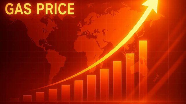 Rising gas prices reflect energy trends in market, highlighting investment opportunity and growth in economy through insightful charts