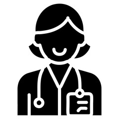 Diabetes Care Nurse icon vector image. Can be used for Nursing.