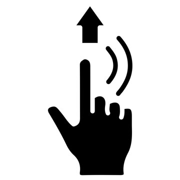 Gesture Control icon vector image. Can be used for Cyberpunk.
