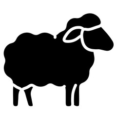 Sheep icon vector image. Can be used for Agriculture.