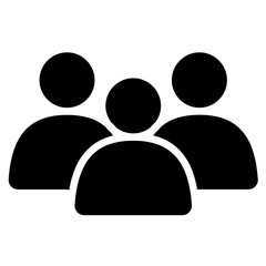 Crowd icon vector image. Can be used for Artist Studio.