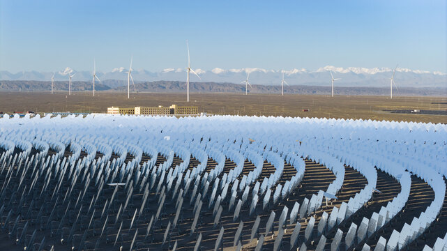 molten salt tower-type CSP plant