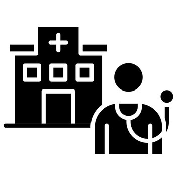 Outpatient Care icon vector image. Can be used for Tuberculosis.