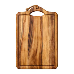 Fototapeta premium Cutting board wooden, isolated on transparent background
