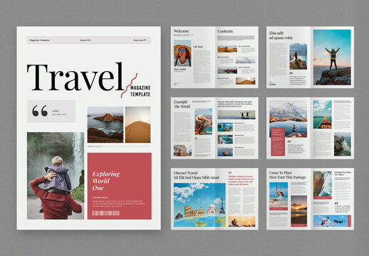 Travel Magazine Template