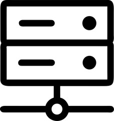 data server vector icon