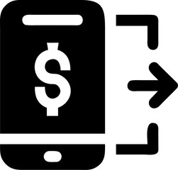 money transfer  vector icon 