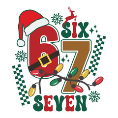 funny six seven christmas