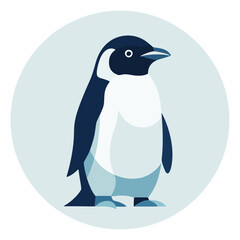 Fototapeta premium Exotic bird logo with beautiful feathers with dynamic and minimalist design lines reflecting elegant luxury