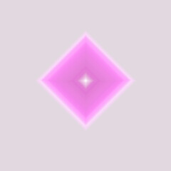 Colorful Diamond Gradient on Transparent Background – Vibrant Gemstone PNG