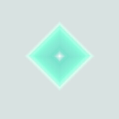 Colorful Diamond Gradient on Transparent Background – Vibrant Gemstone PNG