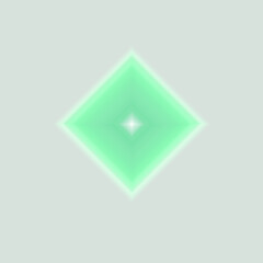 Colorful Diamond Gradient on Transparent Background – Vibrant Gemstone PNG