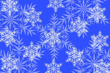 seamless snowflake pattern
