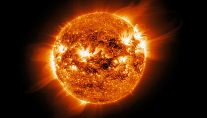 Solar Flare Solar Prominence Generative AI