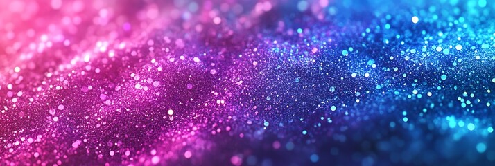 Cosmic Sparkle: An ethereal panorama of vibrant, glowing space, speckled with countless shimmering particles, offering an experience of boundless beauty.