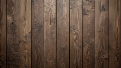 Naklejka premium Close-up of textured aged wooden planks used as background for text layout, emphasizing surface wear and natural grain