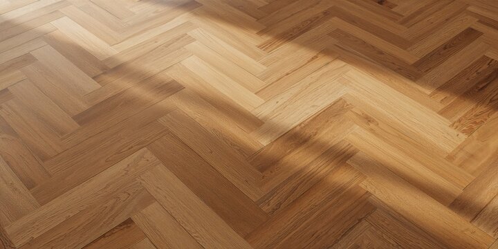 Wooden parquet flooring with a seamless pattern, suitable as a background for text layout or UI design