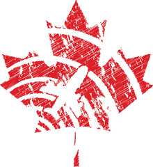 Canadian plane logo with grange