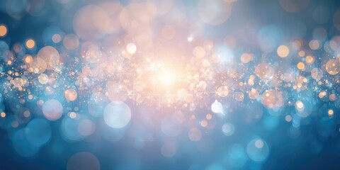 Colorful twinkling lights creating a festive background for text and layout design, seasonal celebration