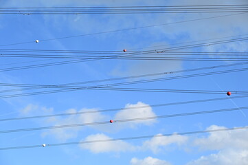 Lignes électriques haute tension