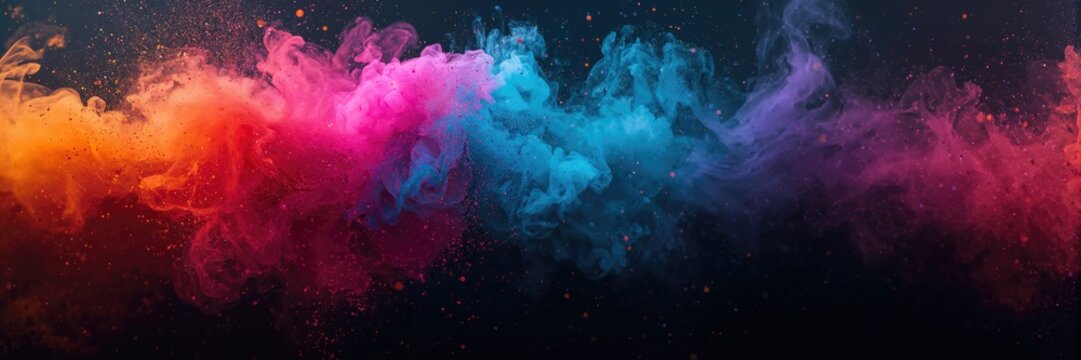 Abstract background with swirling smoke, suitable for text overlay or graphic design projects, editorial header background