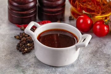 Black pepper sauce for meat