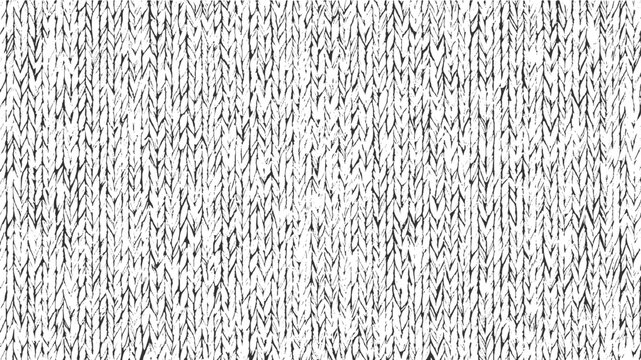 Black and white knitted fabric texture with vertical stitch pattern knitting