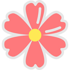 Cute Flower Sticker Decoration