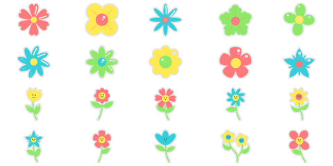 Cute Flower Sticker Decoration