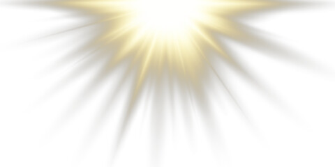 Golden glowing sparks scatter on a dark gradient, producing radiant highlights with smooth lens flare and magical sparkling light effects. PNG © dedstock