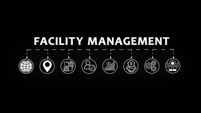 Project management concept . Business, Technology, Internet and network concept animation.