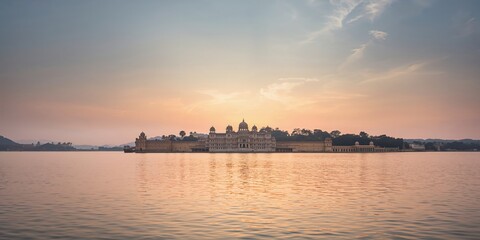 Naklejka premium Pair of doves perched against an old castle wall symbolizing peace and love, suitable for a background or desktop image