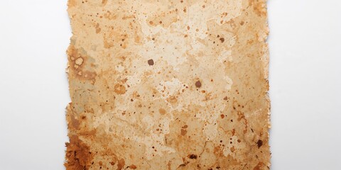 Fototapeta premium Old paper texture with scuffs and stains, suitable for background design or text overlay