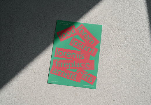 Mockup Of Customized A6 Vertical Post Card