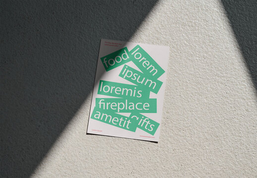 Mockup Of Customizable A6 Vertical Post Card