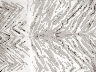 Abstract Tiger. Old Print Zoo. Modern Print