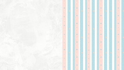 Unevenly striped background with scattered stars and dots, suitable for decorative design projects