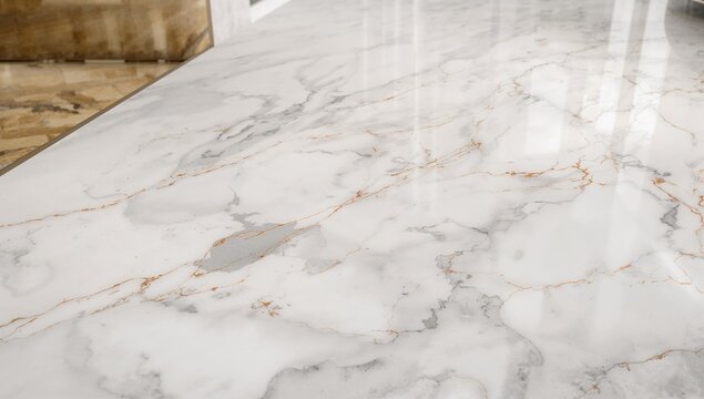 Statuario Marble Texture as a background for home decor, emphasizing natural polished surface for ceramic wall and floor tiles