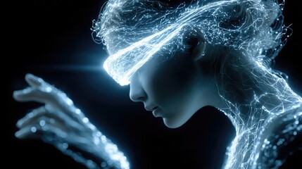 Neon augmented reality effects showcasing glowing overlays, dynamic light visuals, futuristic tech perfect for AR apps, NFT projects, and digital marketing.