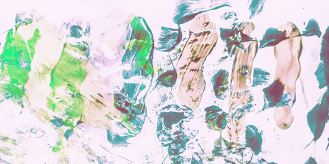 Splatter Paint Brushes. Colorful Acryl Stroke.