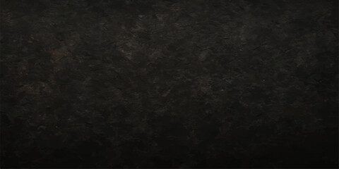 Grunge dark black paper texture wall background